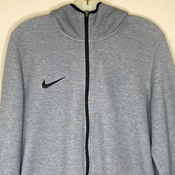 Nike NBA Dri-Fit Hooded Zip Front Sweatshirt Men's Size Medium - Picture 2 of 12